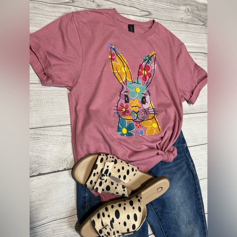 Floral Bunny shirt